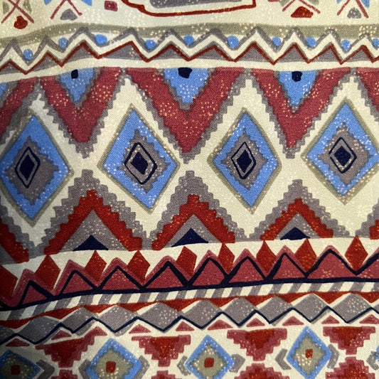 Multicolor Tribal Polyester: 7 yds