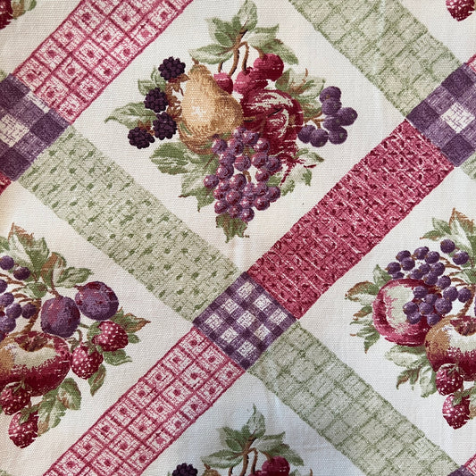 Grandmas Fruit Bowl Cotton Upholstery: 2.75 yds
